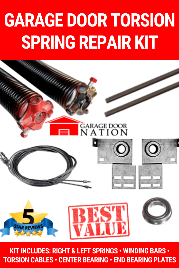 Complete Garage Door Torsion Springs Repair Kit – Garage Door Nation