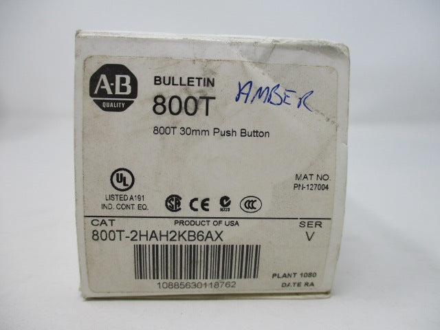 Allen Bradley via TCS 800T16JX2KB7AX Ser. U NSFP (WH)