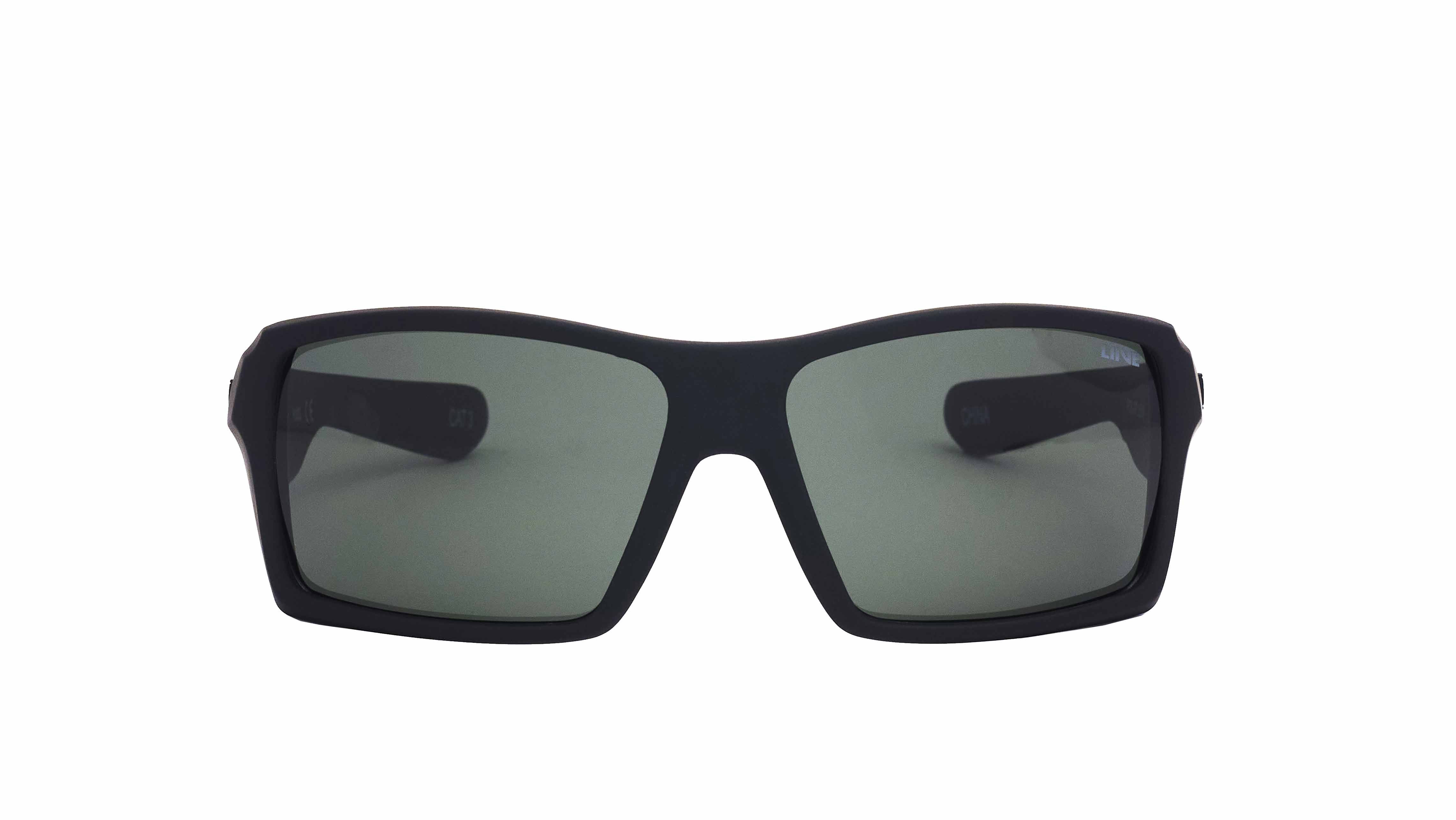 Liive Vision Sunglasses - The Edge Polarised Matt Black - Live Sunglasses 