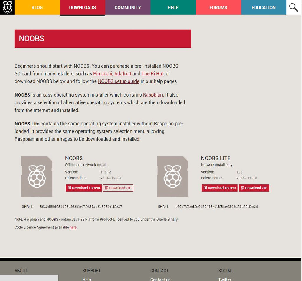 Raspberry pi - Setting up the SD card using NOOBS - linux - Freemindscafe