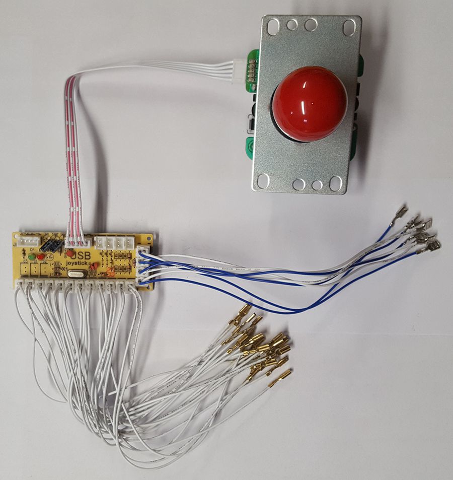 usb joystick controller board instructions