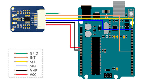 AS7341 Colour Sensor Arduino Wiring