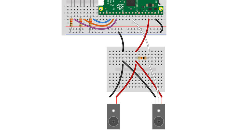 Break beam sensors wiring