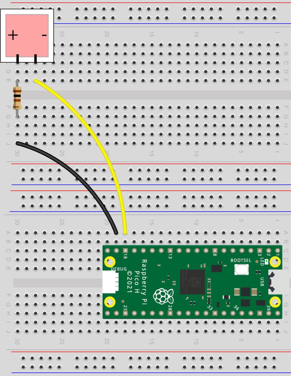 Blocky LED full circuit