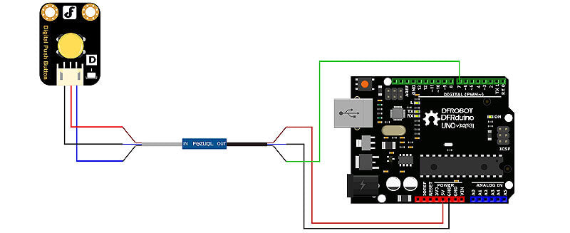 NPN to PNP Signal Converter Module Arduino Example