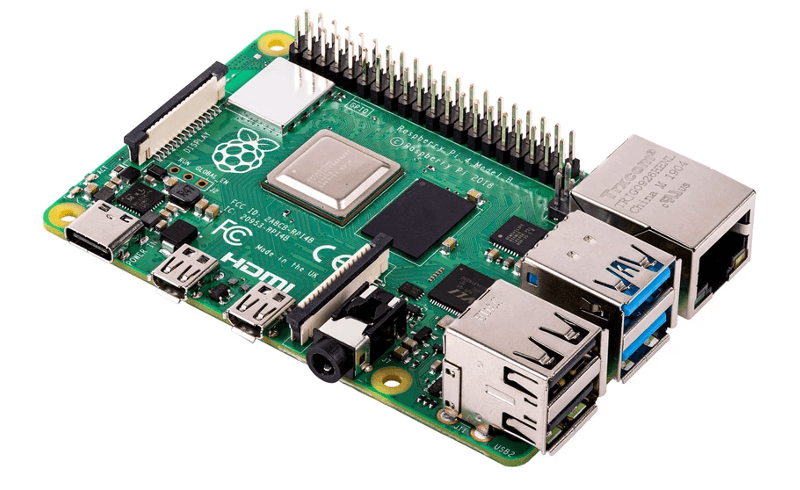 Raspberry Pi with no cooling solution