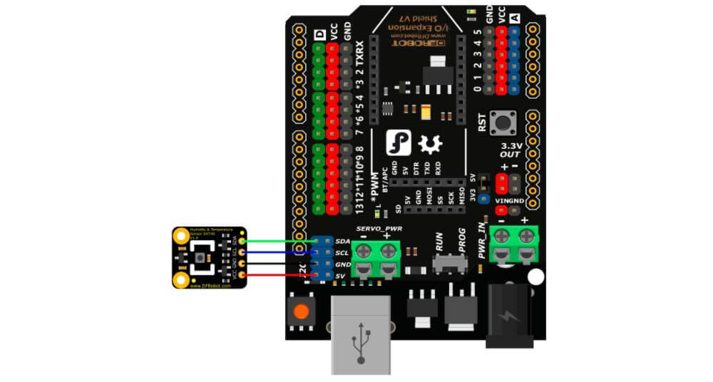 SEN0428 Arduino Connection Example