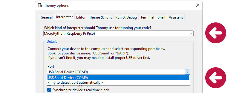 Thonny interpreter