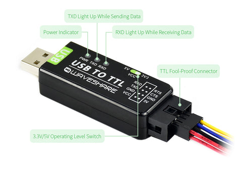 USB to TTL features