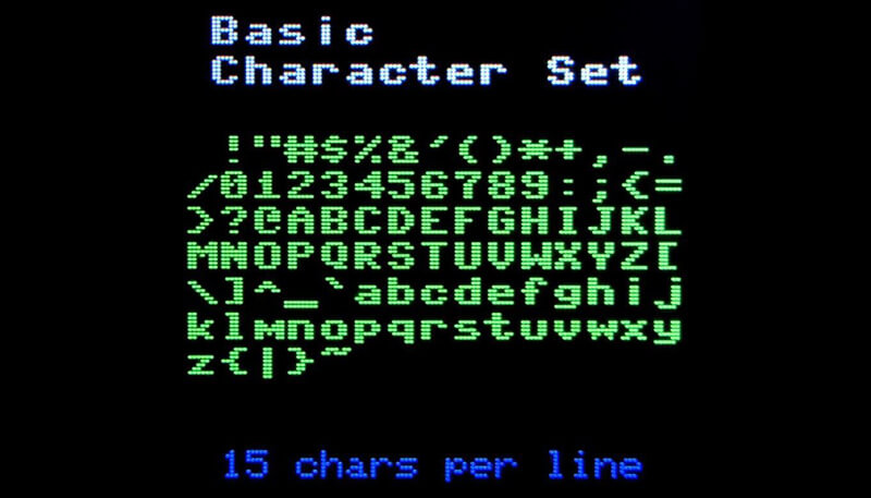 basic character set