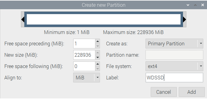 GParted Partition