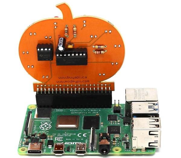 PumpkinPi soldering kit orientation