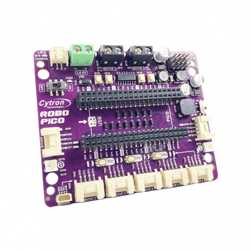 Robo Pico for Raspberry Pi Pico by Cytron - The Pi Hut