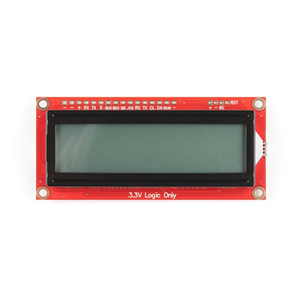 SparkFun 16×2 SerLCD – RGB Backlight (Qwiic)