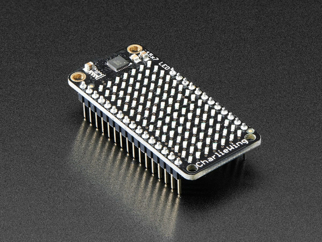 Adafruit CharliePlex LED Matrix Bonnet - 8x16 Cool White LEDs