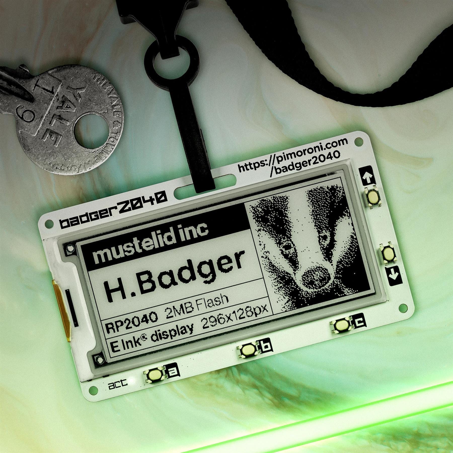 Badger 2040 Hackable Badge