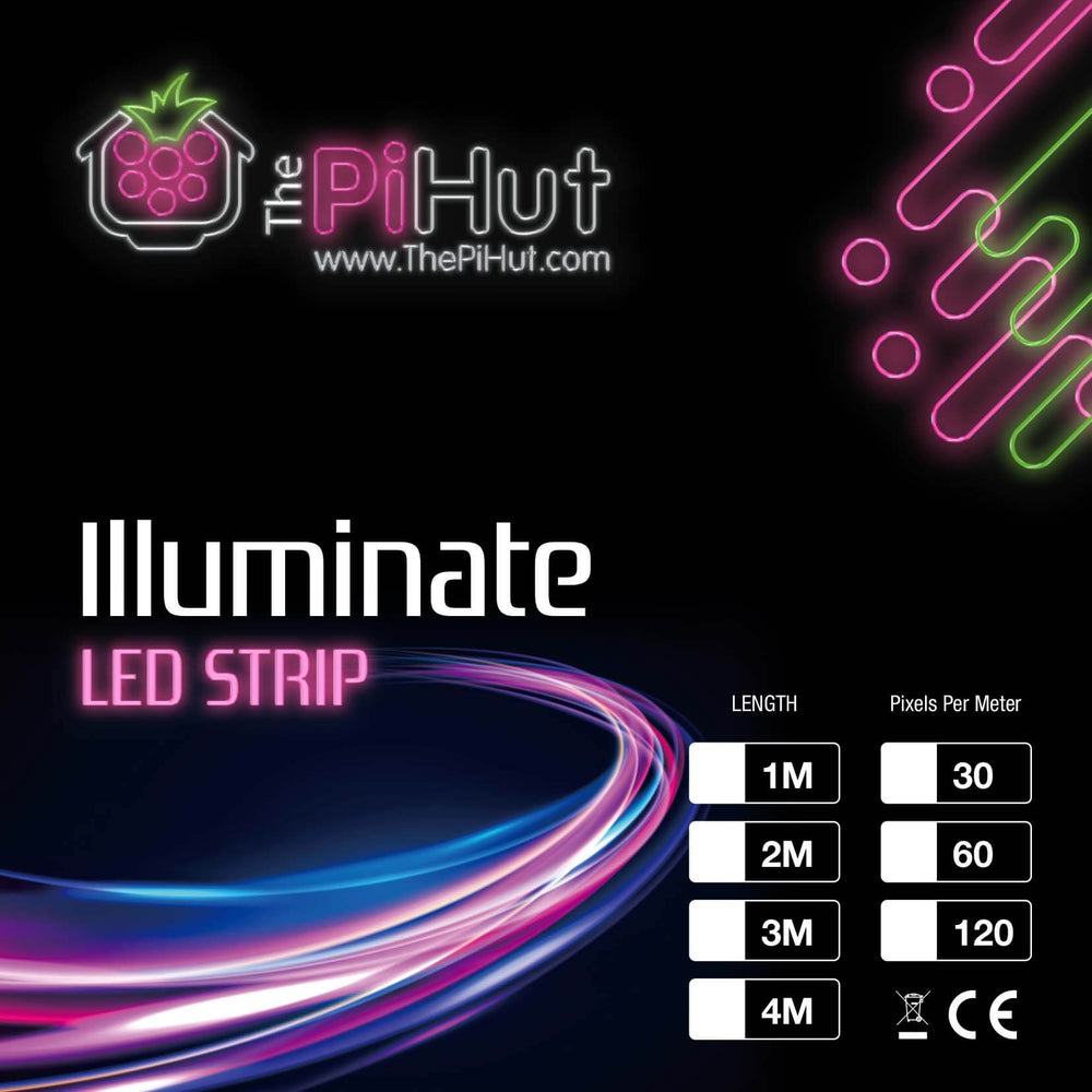 Effectiviteit Discrimineren Ruwe slaap Flexible RGB LED Strip (DotStar/APA102/SK9822 Compatible) - 30 LED/Metre |  The Pi Hut