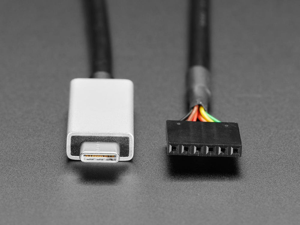 FTDI Serial TTL-232 USB Type C Cable - 3V and Logic | Hut