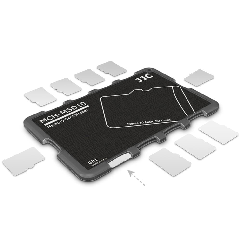 Ultra-thin 10-Slot MicroSD Card Holder