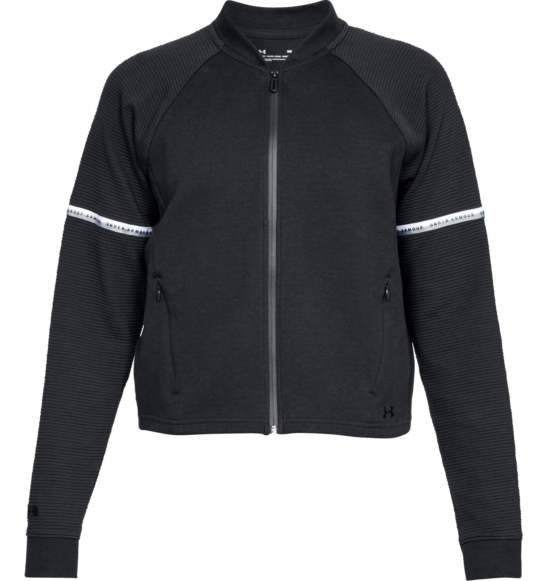 ua unstoppable double knit bomber