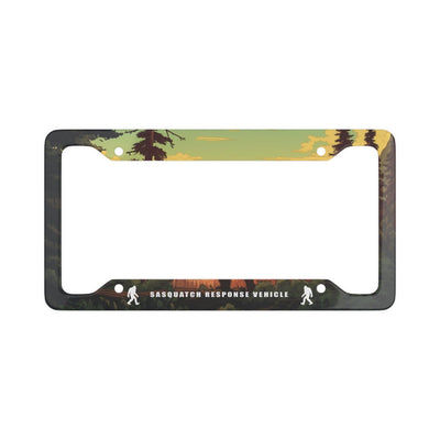 Sasquatch Response Vehicle V1 - License Plate Frame (Sasquatch Design)