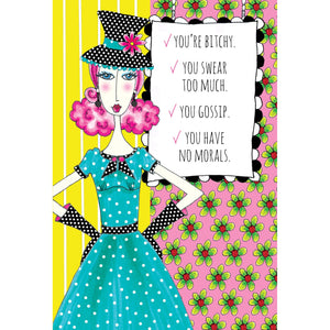 Birthday Card You're Bitchy Dolly Mamas - Cardmore