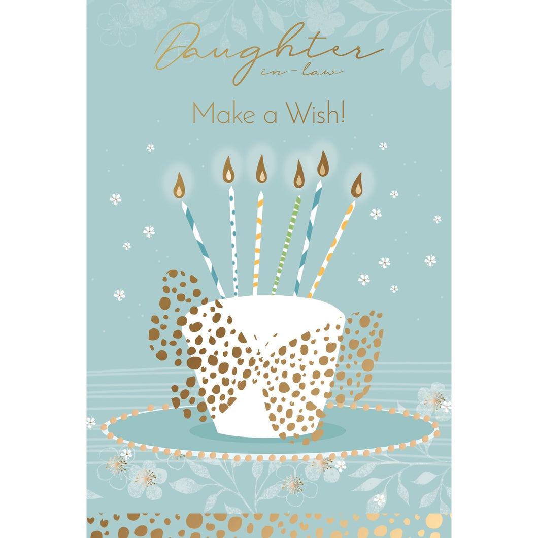 Birthday Daughter In-Law Card Cupcake