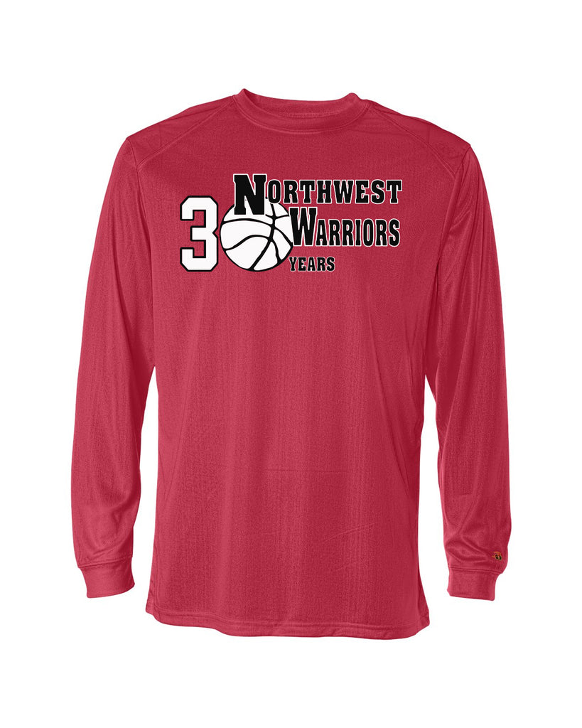 pink long sleeve dri fit shirt