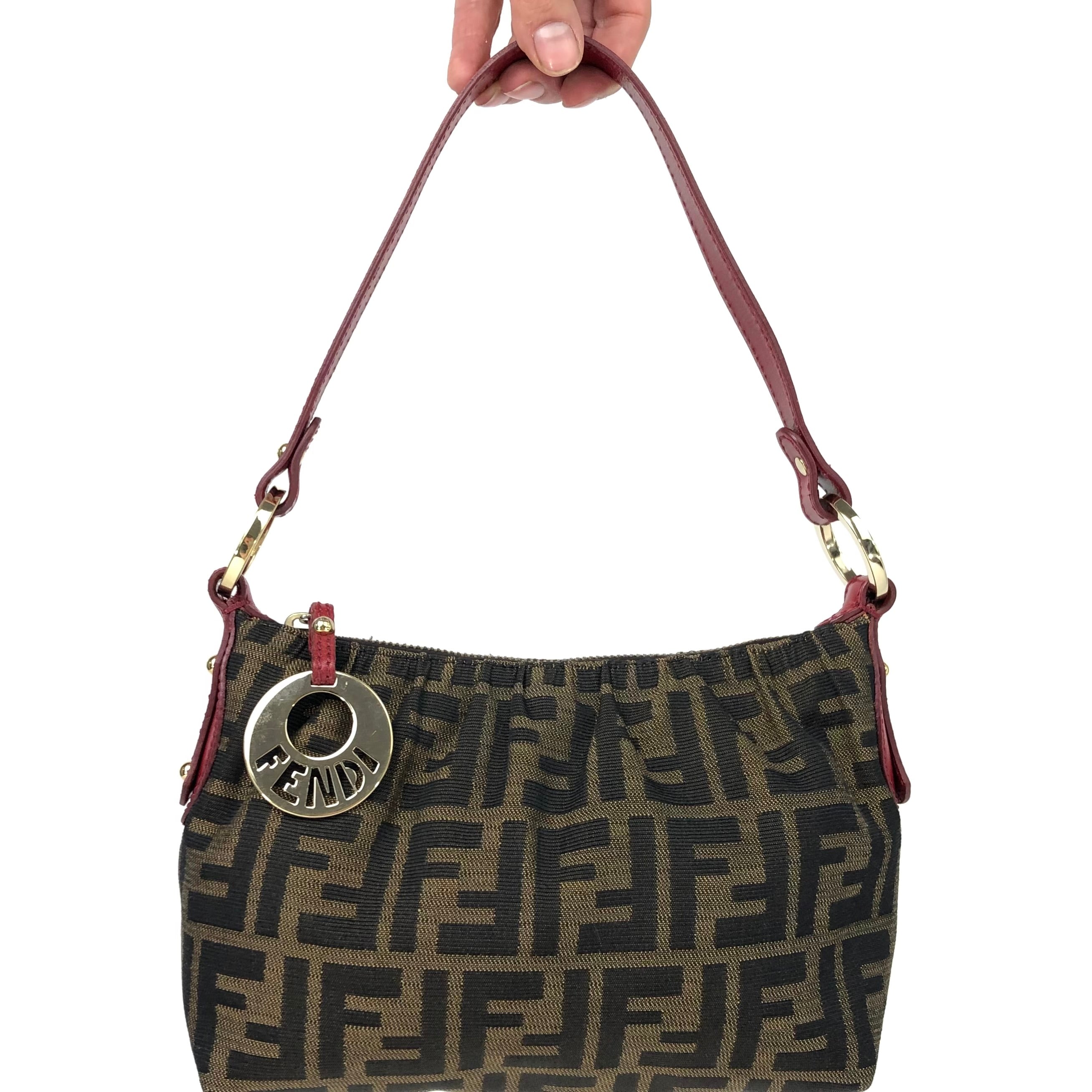 image of Fendi Zucca Shoulder Bag