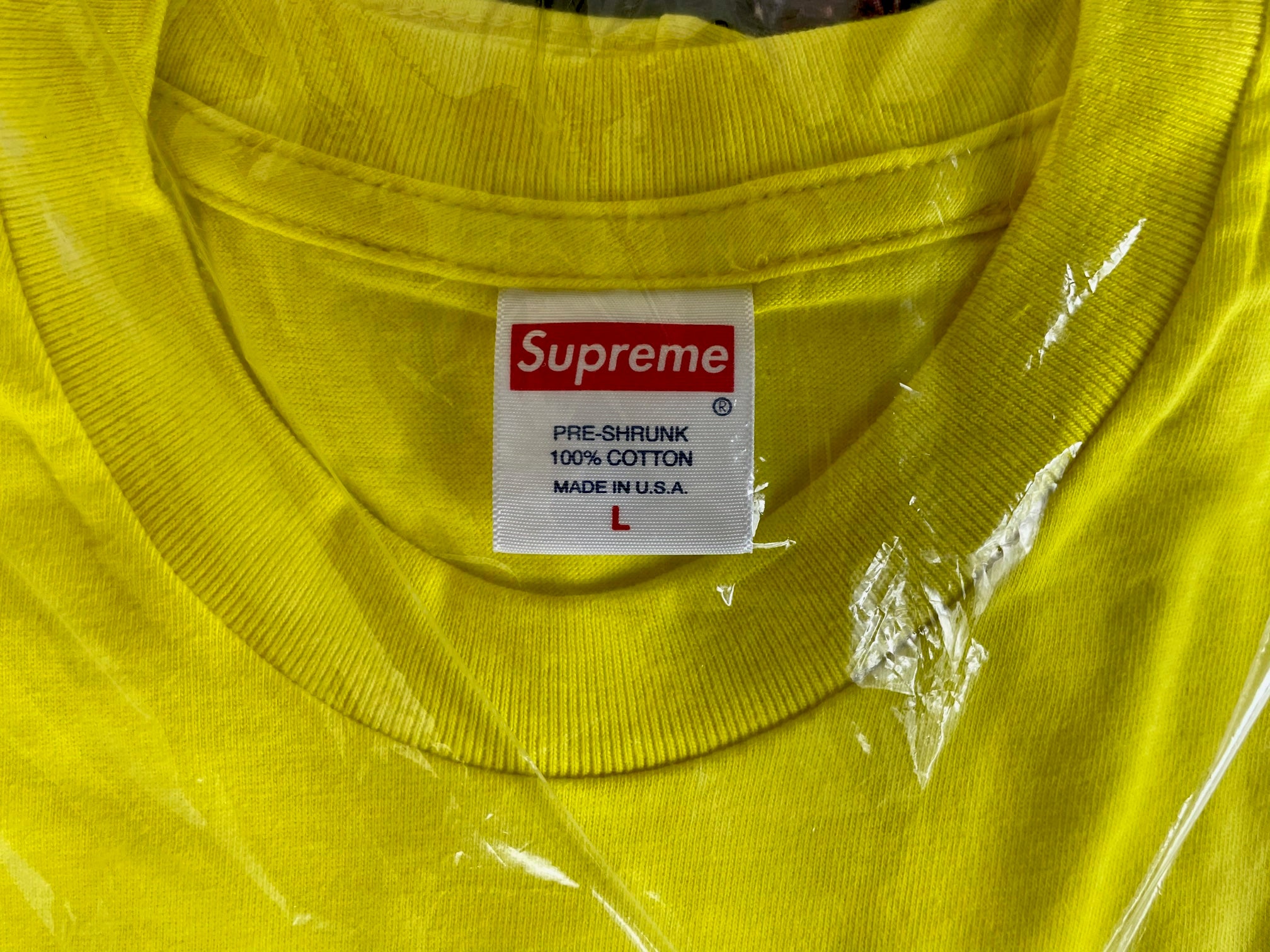 supreme Tupac Hologram Tee M Yellow 黄色 | hartwellspremium.com