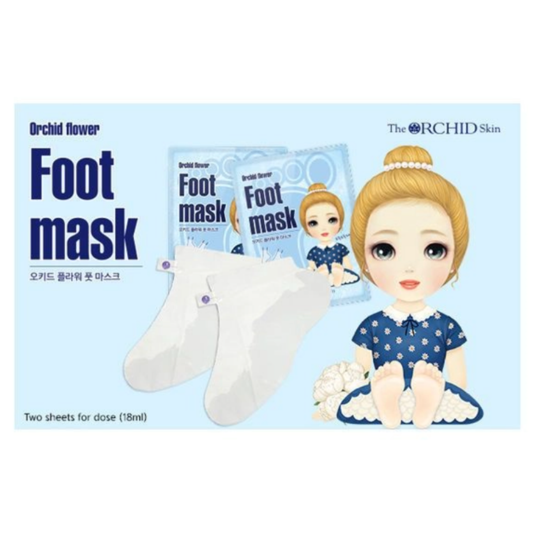 The Orchid Skin Flower Foot Mask - The Beauty Spy