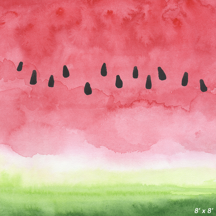 Abstract Summer Watermelon Backdrop for Photo SBH0479 – Starbackdrop