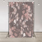 Pink Flowers Grey Abstract Backdrops