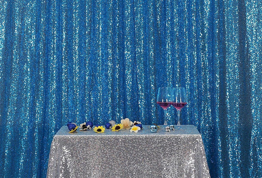 Royal Blue Large Sequins Backdrop – Yo Props