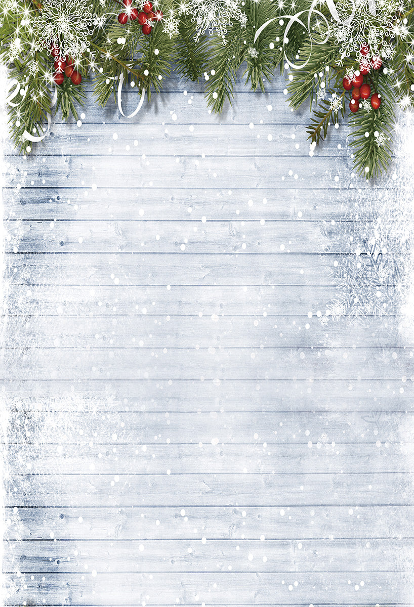 Buy discount Light Blue Christmas Wooden Backdrop for Photos – Starbackdrop