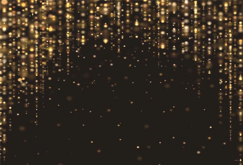 Buy Birthday Backdrop for Party Black Gold Shiny Bokeh Background Online –  Starbackdrop