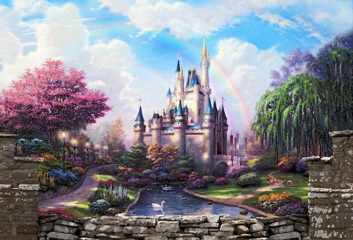 Buy discount Dream Castle Photography Backdrop for Kids Fairy Tale ...