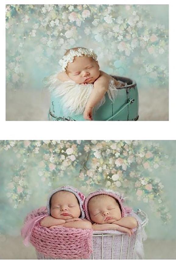 Portrait Floral Wedding Baby Newborn Backdrop for Photo Studio –  Starbackdrop