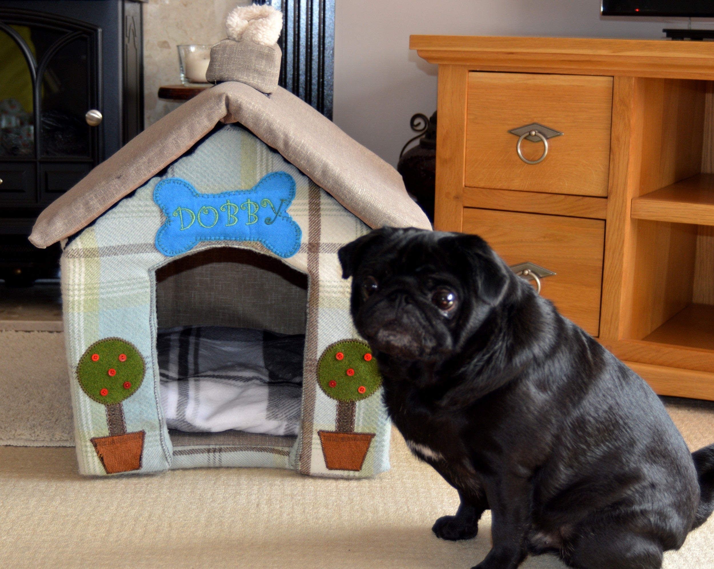 pug dog house