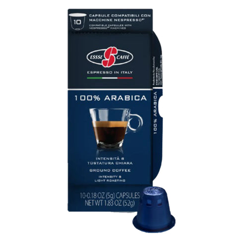 kant leider Beperken Essse Caffè - 100% Arabica - Nespresso Compatible Capsules (30/50/100- – De  Lux Farms