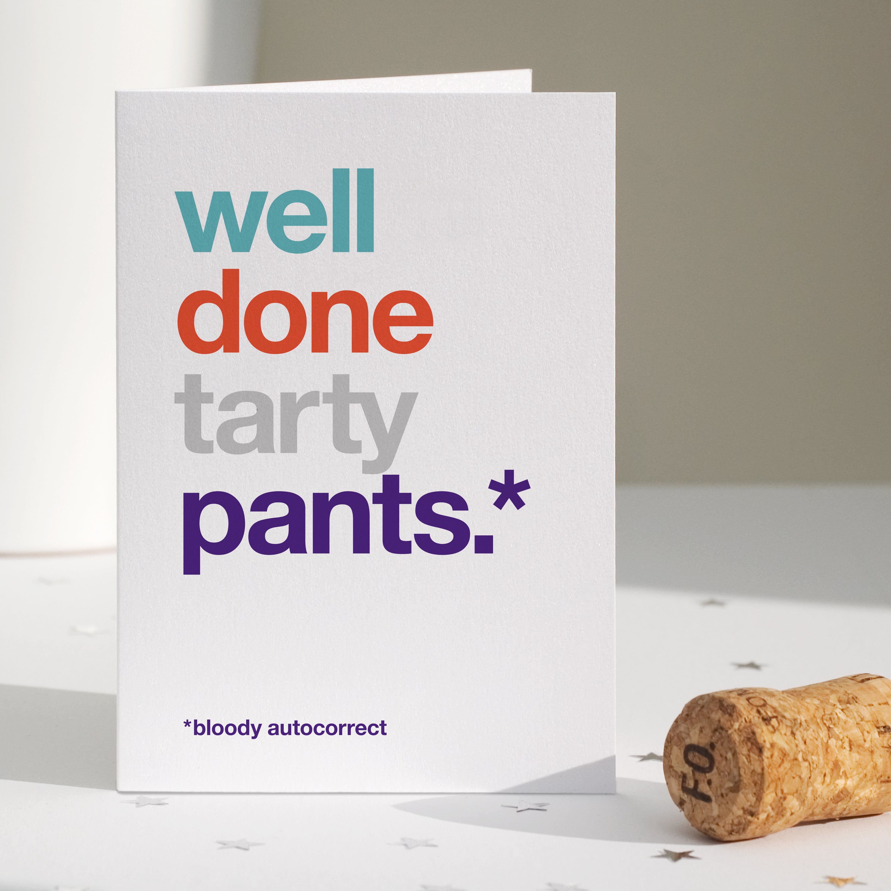 Autocorrect Tarty Funny Congratulations Card Wordplay Design Reviews On Judgeme