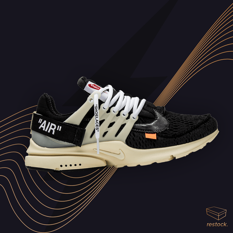 restock presto off white