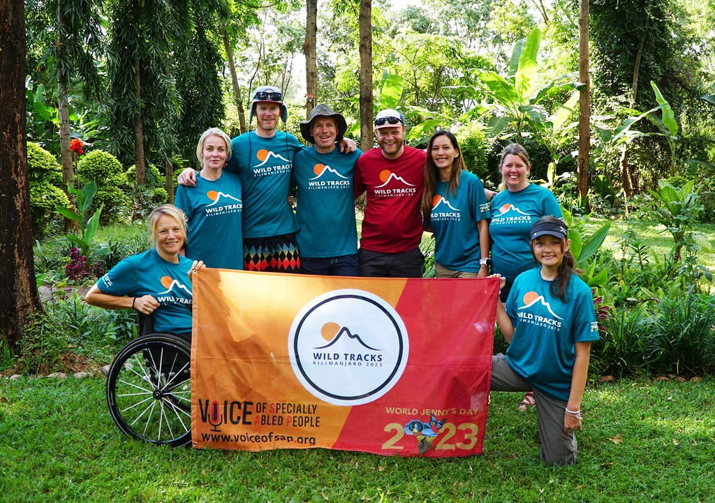 Karen Darke Mt Kilimanjaro expedition team group photo