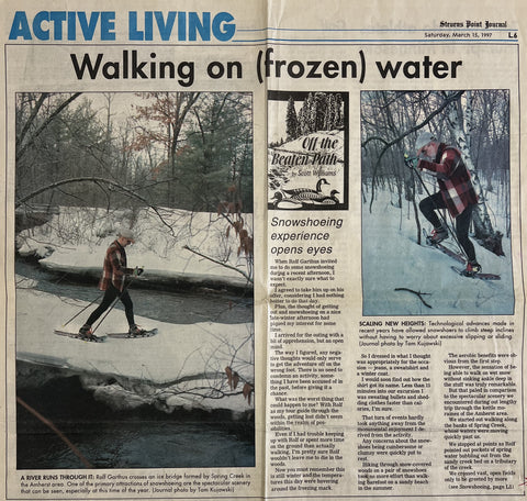 Walking on frozen water Stevens Point Journal Article