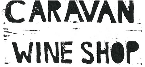 Caravan Wine Shop Black and White Logo