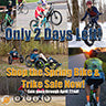 Spring Bike and Trike sale ends in 2 days link