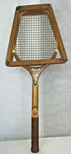 Load image into Gallery viewer, Vintage Bancroft Billie Jean Signature King Wooden Tennis Racket 27 Inch w Cover