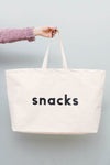 Snacks Really Big Canvas Bag