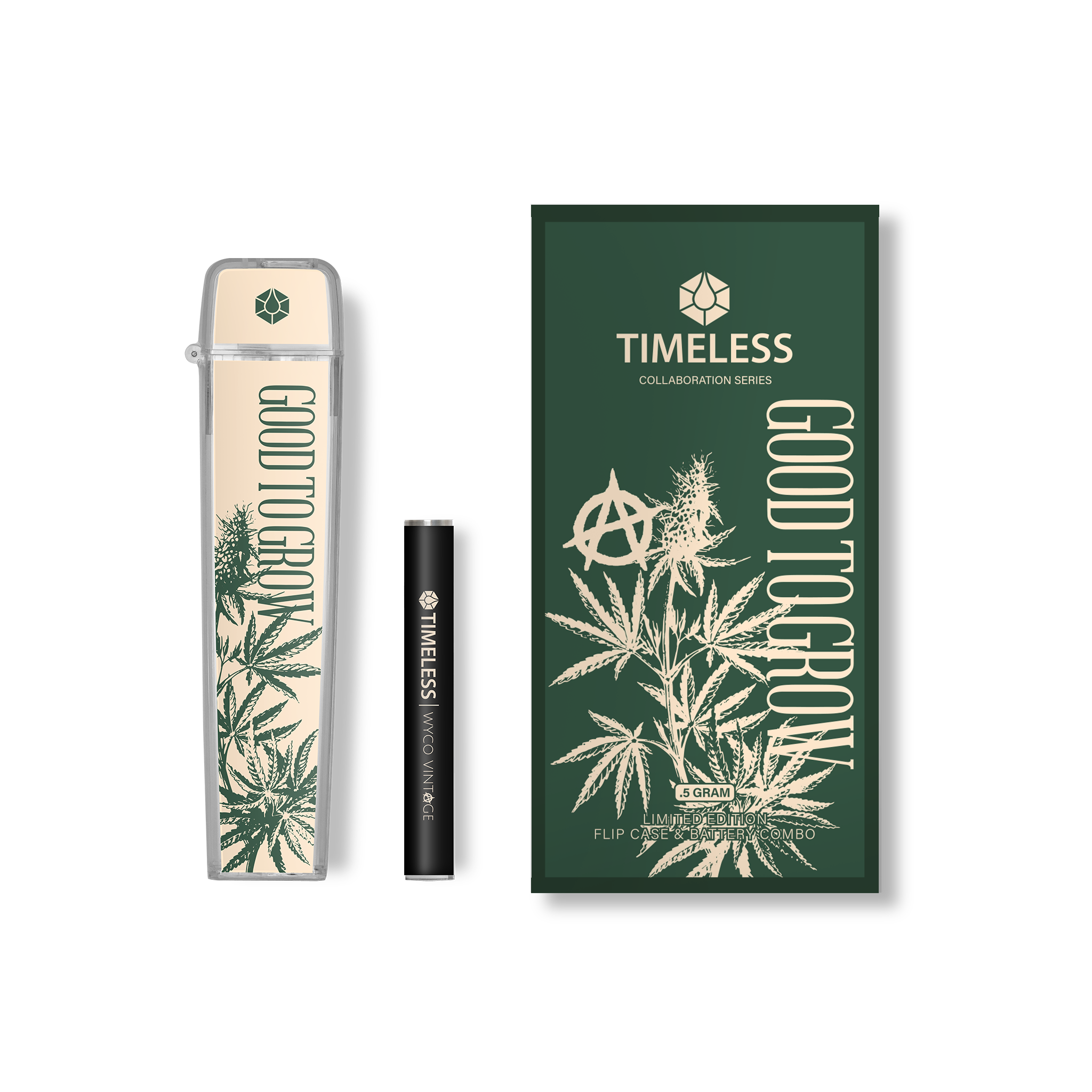 Timeless & WYCO Vintage Collaboration Good To Grow Flip Case Combo