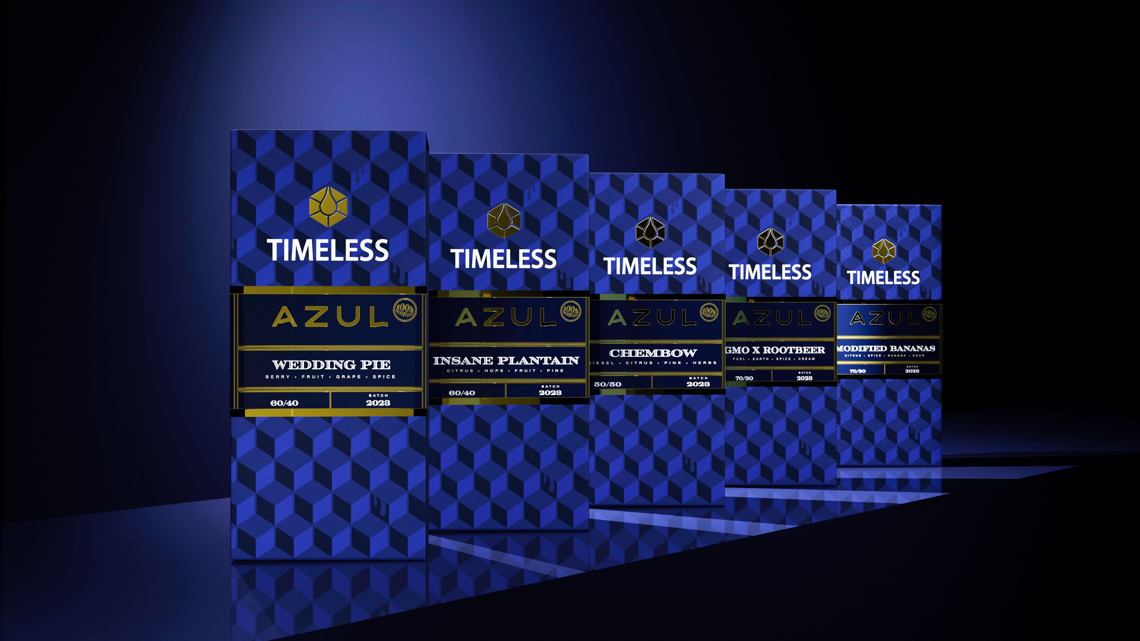 Timeless Azul Live Rosin Cartridge